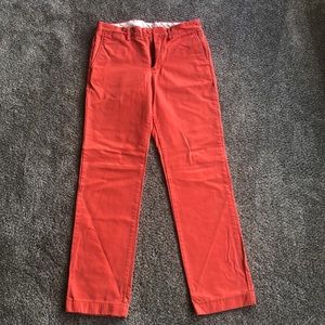 J. Crew Pants Urban Slim Broken-In Chino Pants | ORANGE 29 x 32 USED